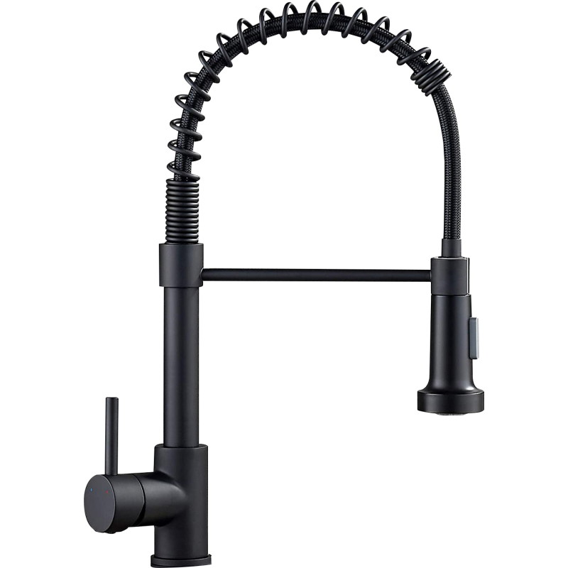 Mexen Clara kitchen faucet, black - 670501-70