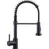 Mexen Clara kitchen faucet, black - 670501-70