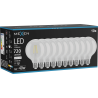 Mexen Vintis 10x Lampadina a filamento LED E27, G95, 6W, Neutra - 4000K, 720 lm, trasparente - L157-E27-0640-00x10