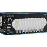 Mexen Vintis 10x LED filamentlampa E27, G95, 10W, Neutral - 4000K, 1320 lm, klar - L157-E27-1040-00x10