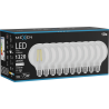 Mexen Vintis 10x LED kvēldiega spuldze E27, G95, 10W, Neitrāla - 4000K, 1320 lm, caurspīdīga - L157-E27-1040-00x10