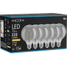 Mexen Vintis 6x Filamenta spirāles LED spuldze E27, G95, 4W, Silta - 2200K, 220 lm, dūmu - L167-E27-0422-70x06