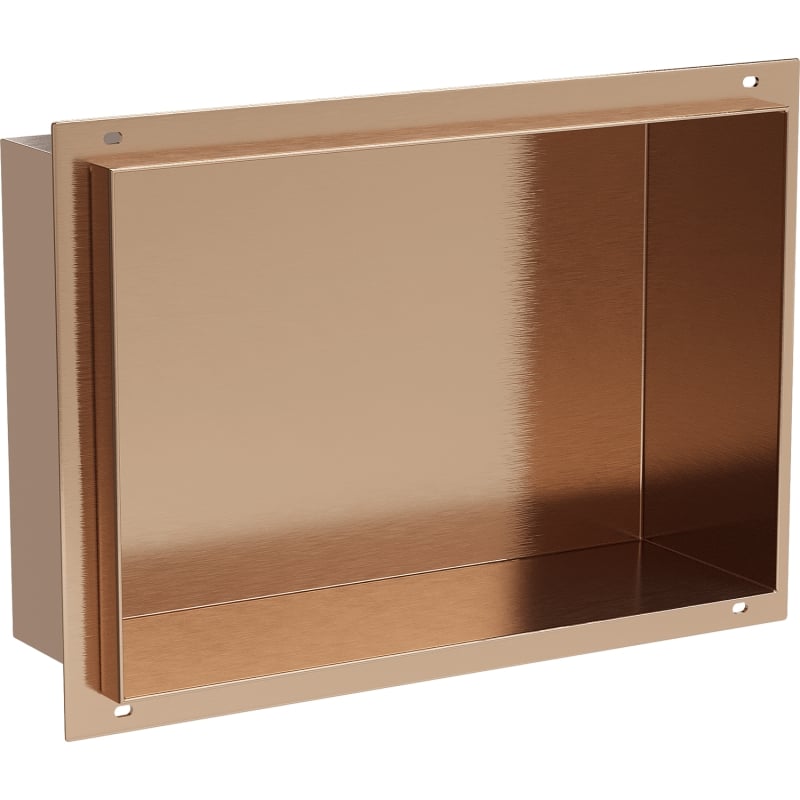 Mexen X-Wall-NR estante empotrado sin reborde 30 x 20 cm, cobre cepillado - 19C1302010