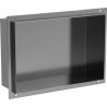 Mexen X-Wall-NR nischenregal ohne Flansch 30 x 20 cm, gebürstetes Gun Gray - 19E1302010
