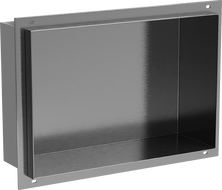 Mexen X-Wall-NR nischhylla utan fläns 30 x 20 cm, borstad gun gray - 19E1302010