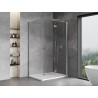 Mexen Mist-F kokkupandav dušinurk parem 120 x 90 cm, läbipaistev, kroom - 8A6T-120-090-01-00-P
