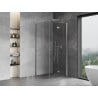 Mexen Mist-F right folding shower cabin 95 x 95 cm, transparent, chrome - 8A6T-095-095-01-00-P