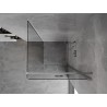 Mexen Mist-F kokkupandav dušinurk parem 110 x 110 cm, läbipaistev, kroom - 8A6T-110-110-01-00-P
