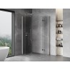 Mexen Mist-F Duo kokkupandav dušiuksekabiin vasak 90 x 80 cm, läbipaistev, kroom - 8A6-090L-080P-01-00