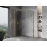 Mexen Mist-F volditav dušinurk, vasak 120 x 95 cm, läbipaistev, kuldne - 8A6T-120-095-50-00-L