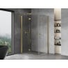 Mexen Mist-F Duo folding shower enclosure left 85 x 80 cm, transparent, gold - 8A6-085L-080P-50-00