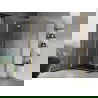 Mexen Mist-F Duo cabina doccia pieghevole sinistra 110 x 80 cm, trasparente, oro - 8A6-110L-080P-50-00