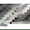 Mexen Mist-F Διπλή πτυσσόμενη καμπίνα ντους 100 x 100 cm, διαφανής, χρυσή