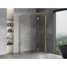 Mexen Mist-F Duo sklopiva tuš kabina desna 75 x 85 cm, prozirna, zlatna - 8A6-075L-085P-50-00
