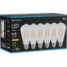 Mexen Vintis 6x Filament LED-lampa E27, ST64, 4W, Varm - 2200K, 470 lm, klar - L152-E27-0422-00x06