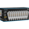 Mexen Vintis 10x żarówka filament LED E27, ST64, 4W, Ciepła - 2200K, 300 lm, smoke - L152-E27-0422-70x10