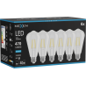 Mexen Vintis 6x LED kvēldiega spuldze E27, ST64, 4W, Auksts - 6500K, 470 lm, dzidrs - L152-E27-0465-00x06