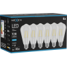Mexen Vintis 6x LED filamentlamp E27, ST64, 6W, Koud - 6500K, 720 lm, helder - L152-E27-0665-00x06