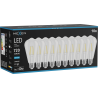 Mexen Vintis 10x LED-filamentlampa E27, ST64, 6W, Kall - 6500K, 720 lm, klar - L152-E27-0665-00x10