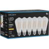 Mexen Vintis 6x LED pavedienu spuldze E27, ST64, 8W, Silta - 2200K, 1055 lm, caurspīdīga - L152-E27-0822-00x06