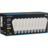 Mexen Vintis 10x LED kvēldiega spuldze E27, ST64, 8W, Silts - 2200K, 1055 lm, caurspīdīgs - L152-E27-0822-00x10