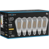 Mexen Vintis 6x LED kvēldiega spuldze E27, ST64, 8W, Silts - 2200K, 600 lm, dūmu krāsa - L152-E27-0822-70x06