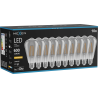 Mexen Vintis 10x LED filament žarnica E27, ST64, 8W, Topla - 2200K, 600 lm, dimljeno - L152-E27-0822-70x10