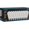 Mexen Vintis 10x LED-filamentlampa E27, ST64, 8W, Varm - 2700K, 1055 lm, klar - L152-E27-0827-00x10