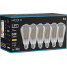 Mexen Vintis 6x LED filament žarnica E27, ST64, 8W, Topla - 2700K, 680 lm, dimljena - L152-E27-0827-70x06