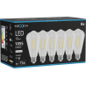 Mexen Vintis 6x Filament LED Bulb E27, ST64, 8W, Neutral - 4000K, 1055 lm, clear - L152-E27-0840-00x06