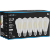 Mexen Vintis 6x LED filamentlampa E27, ST64, 8W, Neutral - 4000K, 1055 lm, klar - L152-E27-0840-00x06