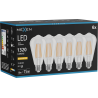 Mexen Vintis 6x LED kvēlspuldze E27, ST64, 10W, Silta - 2200K, 1320 lm, caurspīdīga - L152-E27-1022-00x06