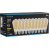 Mexen Vintis 10x LED Filament Glühbir 2700K, ST64, 10W, Warm - 2200K, 910 lm, amber - L152-E27-1022-50x10