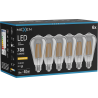 Mexen Vintis 6x LED šķiedru spuldze E27, ST64, 10W, Silta - 2200K, 780 lm, dūmakaina - L152-E27-1022-70x06
