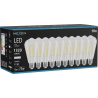 Mexen Vintis 10x LED filamentlampa E27, ST64, 10W, Neutral - 4000K, 1320 lm, klar - L152-E27-1040-00x10