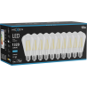 Mexen Vintis 10x Λαμπτήρας με νήμα LED E27, ST64, 10W, Ψυχρό - 6500K, 1320 lm, διαφανές -