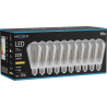 Mexen Vintis 10x spuldze ar LED kvēldiega spirāli E27, ST64, 4W, Silta - 2200K, 220 lm, dūmu - L162-E27-0422-70x10