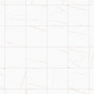 Mexen Dicta Grès émaillé blanc rectifié G1, carreau sol-mur 60 x 60 cm, carving - TL408-060-060-02