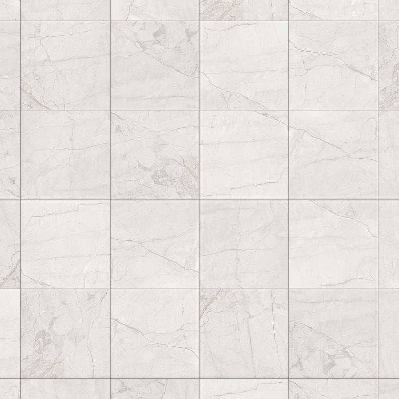 Mexen Morella Bianco glasuuritud portselanplaat, rektifitseeritud, 60 x 60 cm, skulptuuriline - TL412-060-060-00