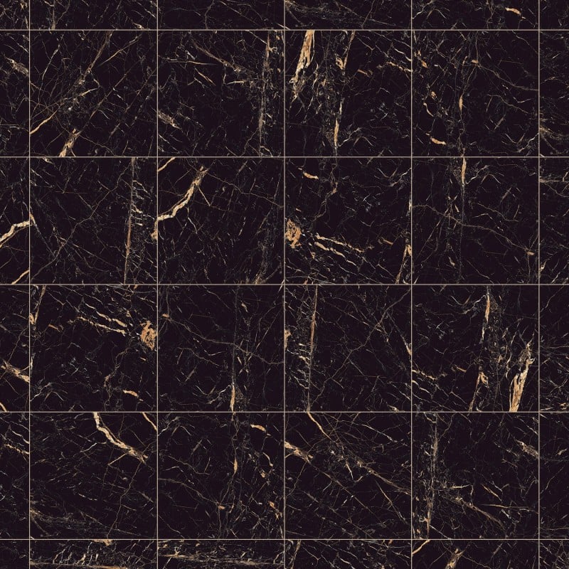 Mexen Python Gold gres szkliwiony rekt. G1, płytka podłogowo-ścienna 60 x 60 cm, wysoki połysk - TL212-060-060-00