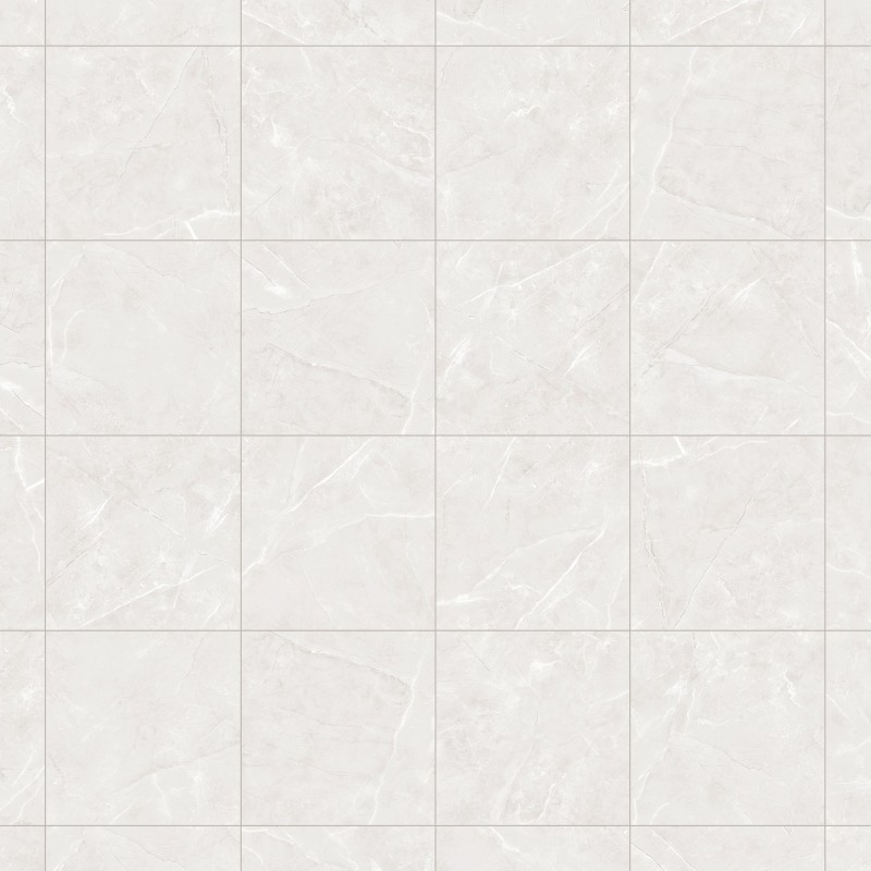 Mexen Boca Bianco gres szkliwiony rekt. G1, płytka podłogowo-ścienna 60 x 60 cm, połysk - TL102-060-060-00