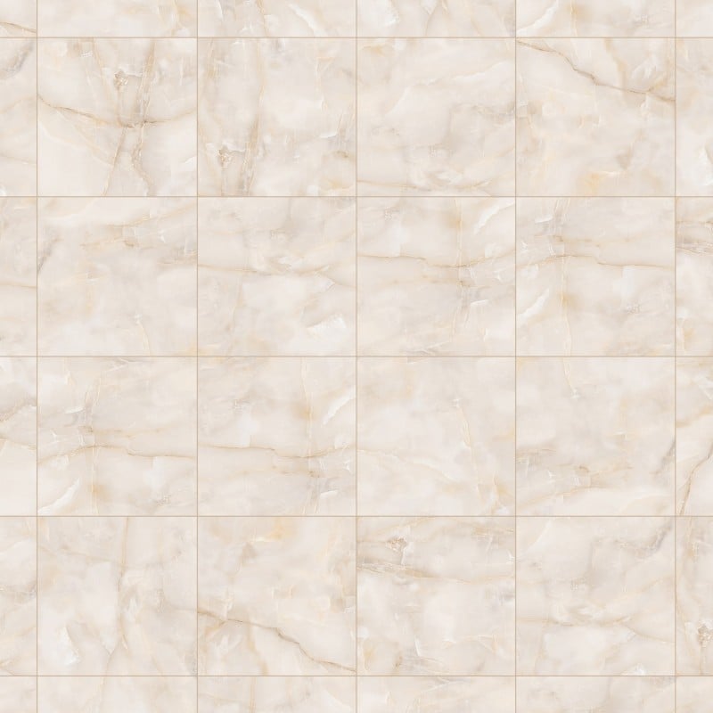 Mexen Robins Beige Glazed Porcelain, Rectified G1, Floor and Wall Tile 60 x 60 cm, Gloss - TL119-060-060-01