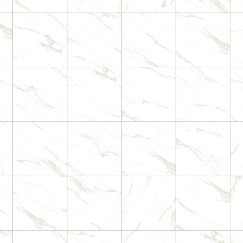 Mexen Bliss White gres szkliwiony rekt. G1, płytka podłogowo-ścienna 60 x 60 cm, połysk - TL149-060-060-00