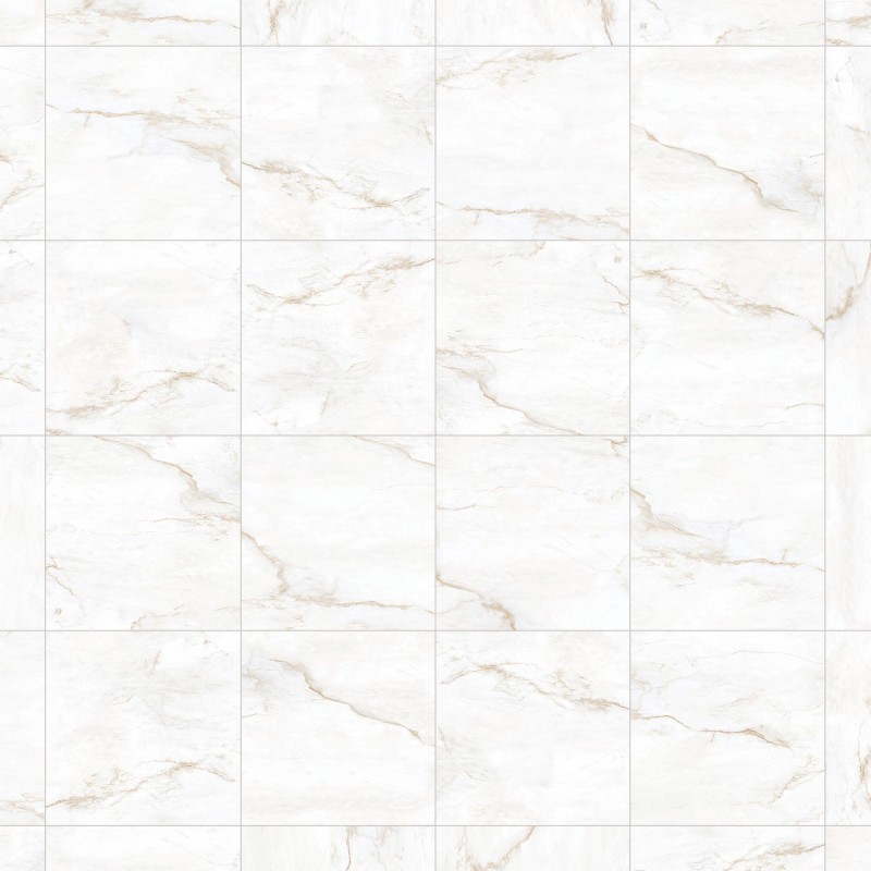 Mexen Brakel Gres bianco smaltato rett. G1, piastrella da pavimento e parete 60 x 60 cm, lucida - TL110-060-060-01
