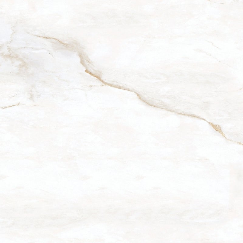 Mexen Brakel White glazed rectified porcelain tile G1, floor-wall tile 60 x 60 cm, glossy - TL110-060-060-01