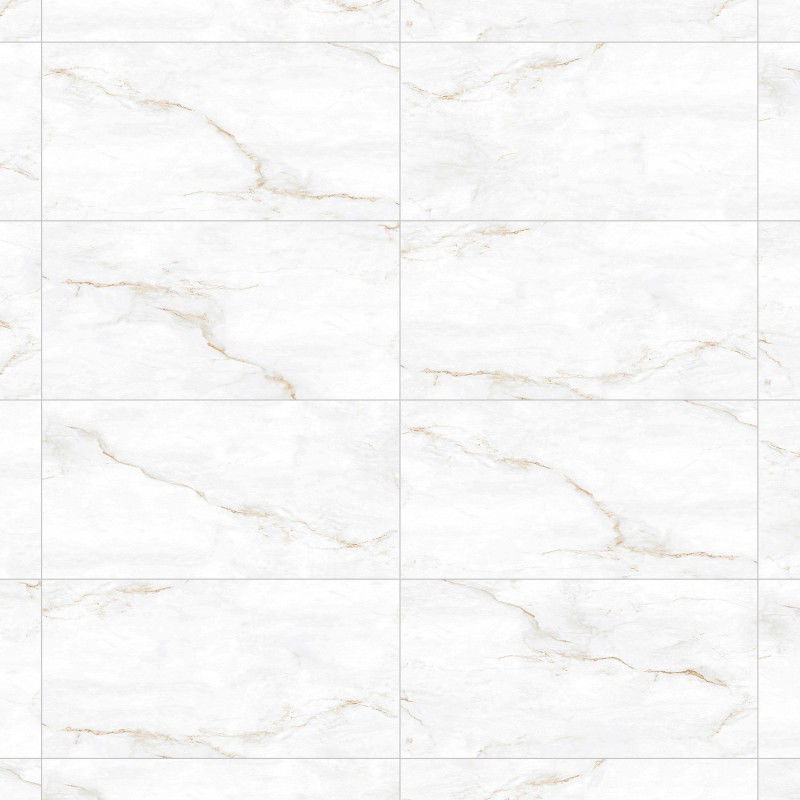 Mexen Brakel White glazed porcelain rectified. G1, floor-wall tile 120 x 60 cm, carving - TL402-120-060-01