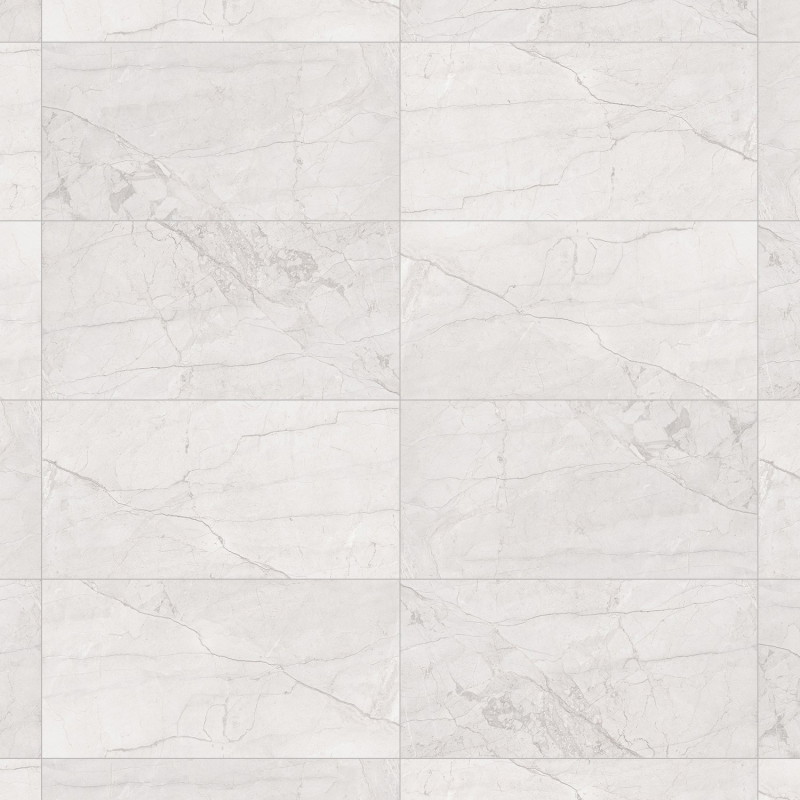 Mexen Morella Bianco pulēts glazūras taisnstūra G1, grīdas un sienas flīze 120 x 60 cm, grebums - TL412-120-060-00