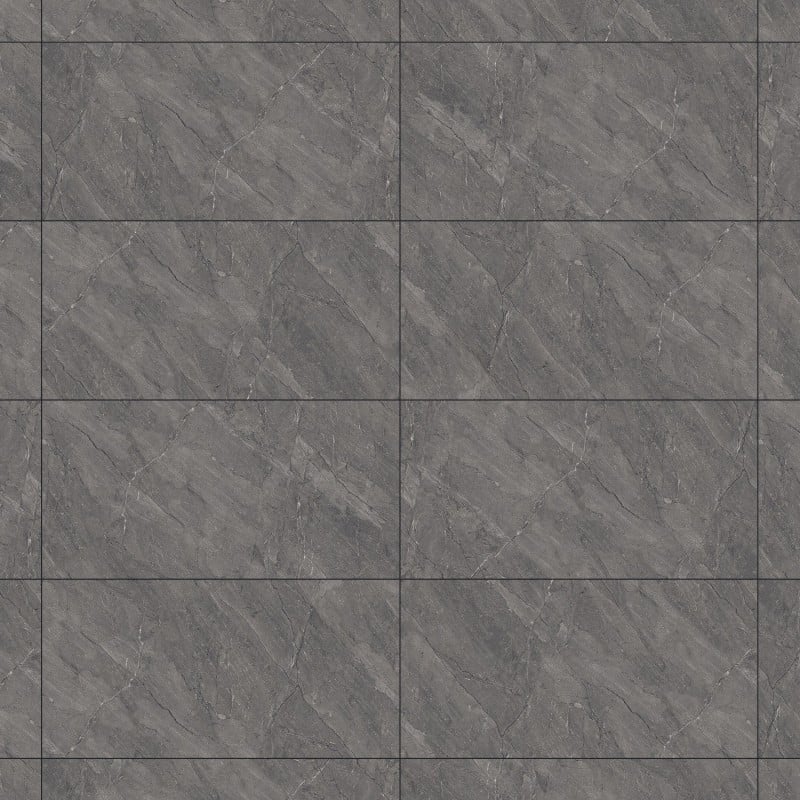 Mexen Harper Rectified glazed grey gres tile G1, floor and wall tile 120 x 60 cm, carving - TL422-120-060-02