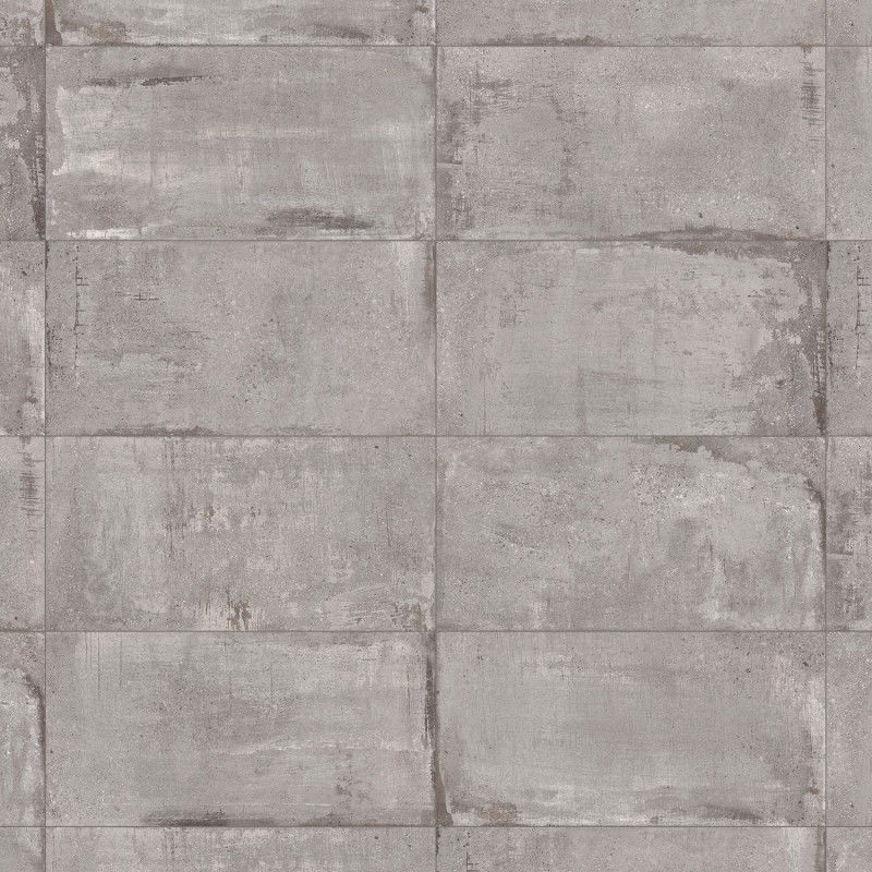 Mexen Cemento Grigio lasitettu posliinilaatta, suorareuna G1, lattia-ja seinälaatta 120 x 60 cm, kaiverrus - TL425-120-060-01
