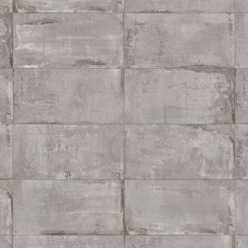 Mexen Cemento Grigio rectified glazed stoneware tile, floor-wall tile 120 x 60 cm, carving - TL425-120-060-01